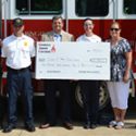 Georgia Arson Control presents reward check for information that led to conviction
